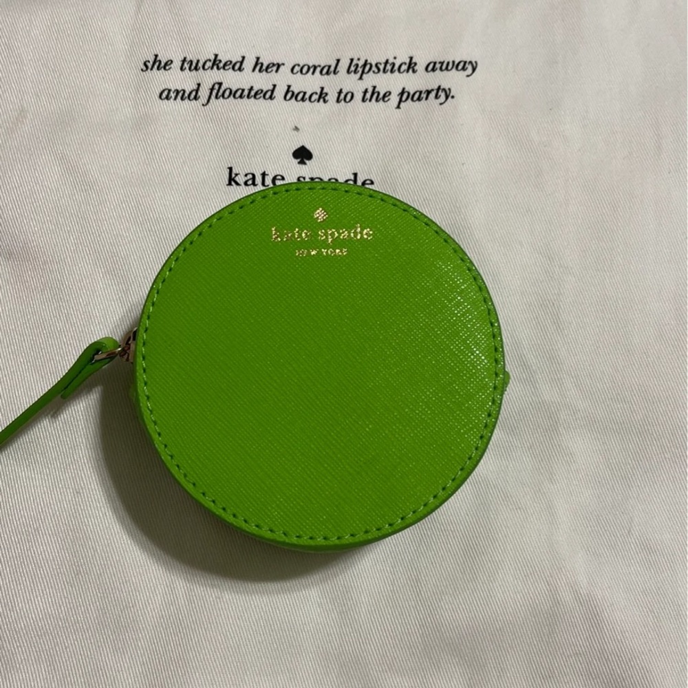 Kate Spade watermelon coin purse - Picture 2 of 4